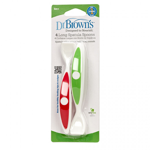 Dr. Brown Spatula Spoon, 4-Pack