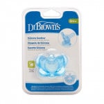 Dr. Brown's One Piece Silicone Soother, Blue