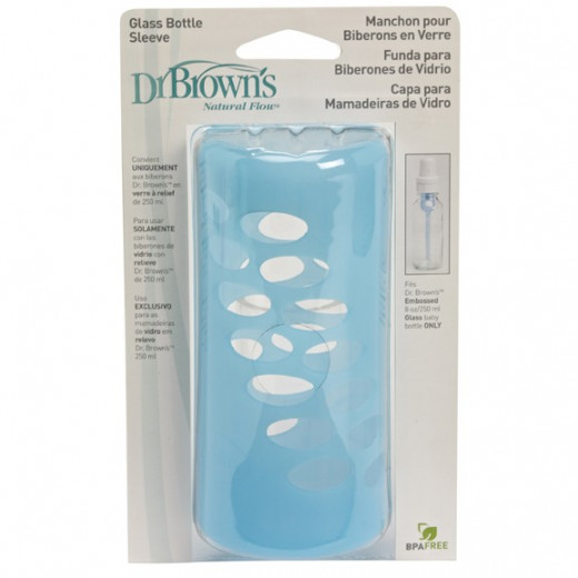Dr. Brown's Protective Bottle Sleeve - Light Blue  8 oz / 250 ml