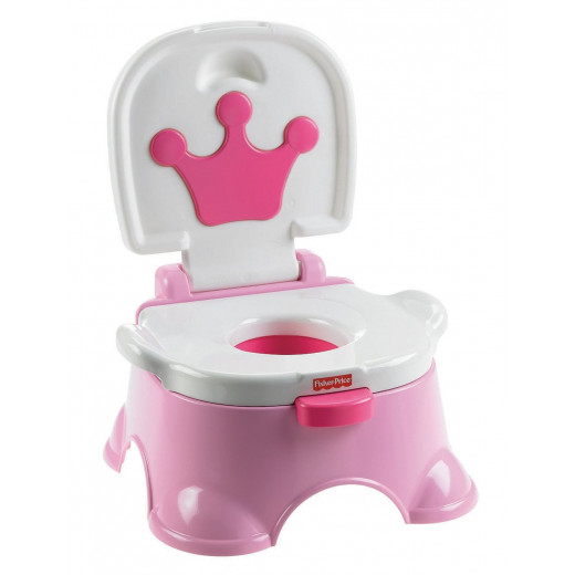 Fisher Price Stepstool Potty Princess Pink