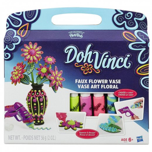Play-Doh DOHVINCI FAUX FLOWER VASE