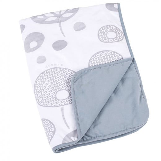 Doomoo Dream Baby Cotton Blanket (100 x 75 cm, Tree Gray)