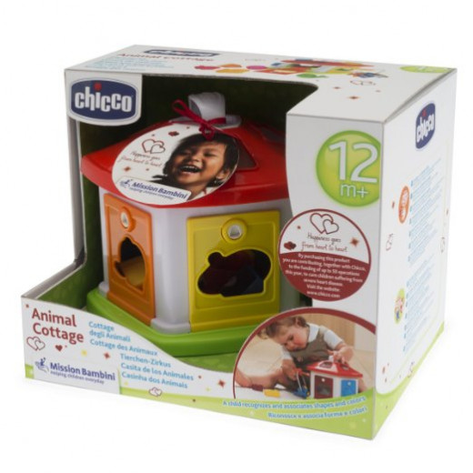 Chicco- Animal Cottage Shape Sorting Nursery Toy