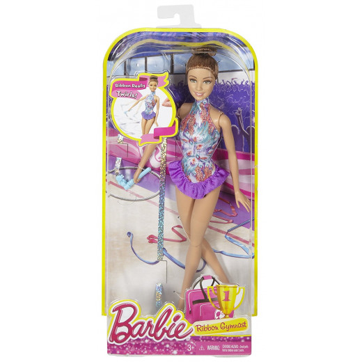Barbie Gymnastics Doll, Brunette