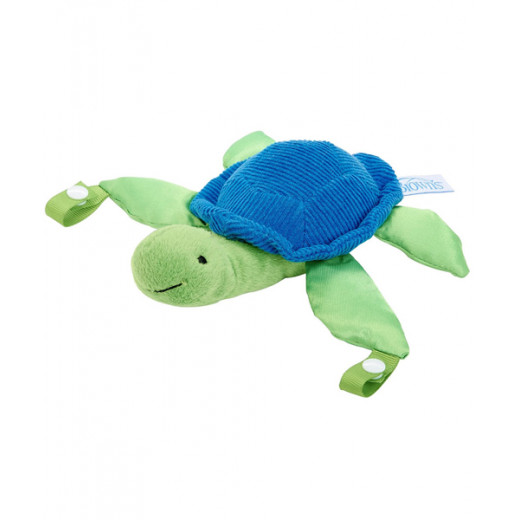 Dr. Brown's Turtle Lovey With Blue One-Piece Pacifier