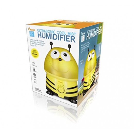 Crane Adorable Ultrasonic Cool Mist Humidifier -  Bumble Bee
