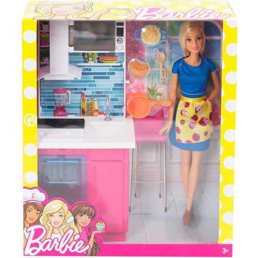 Barbie Kitchen and Doll-  Assortment - Random Selection - 1 Pack