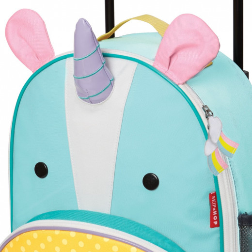 Skip Hop Zoo Little Kid Travel Rolling Luggage Backpack - Unicorn