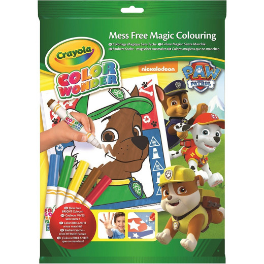 Crayola, Paw Patrol, Color Wonder Mess-Free Coloring Pad and Markers