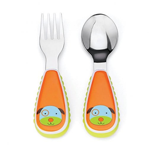 Skip Hop Zootensils Fork And Spoon - Dog