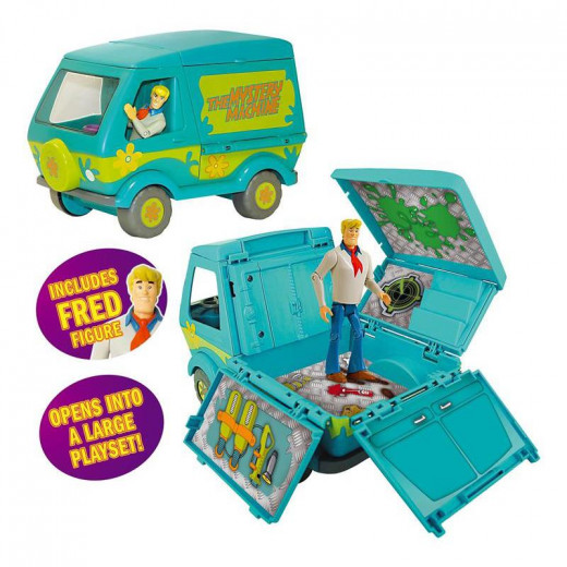 SCOOBY DOO MYSTERY MACHINE WITH FRED FIGURE
