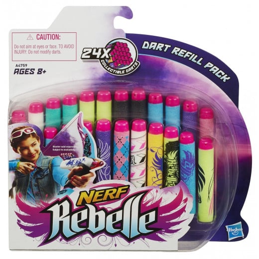 NERF Rebelle 24 x Dart Refill Pack