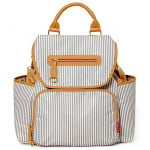 Skip Hop Baby Grand Central Take-It-All Diaper Backpack, French Stripe