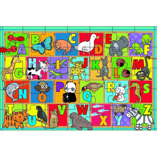 Innovative Kids Green Start Giant Floor ABC Animals Puzzle (35 Piece)