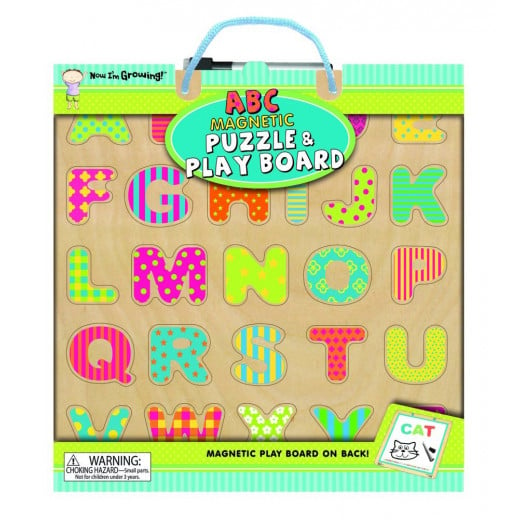 Innovative Kids Now I'm Growing! Magnetic Puzzle & Play Boards: ABC Puzzle
