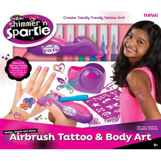 Cra Z Art Shimmer N' Sparkle Airbrush Tattoo & Body Art