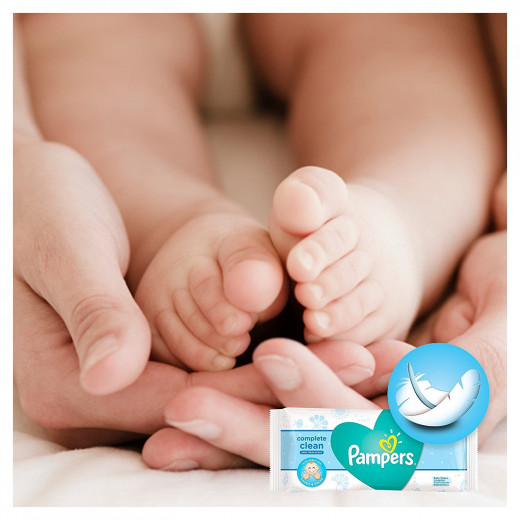 Pampers Complete Clean Baby Wipes - Baby Fresh Scent, 64 Wipes * 6 pack
