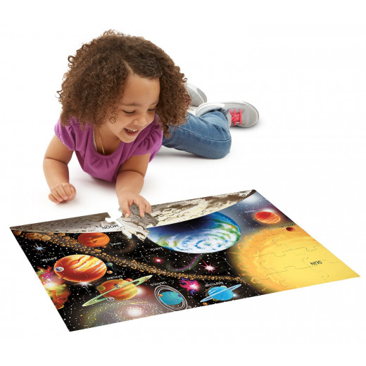 Melissa & Doug Solar System Floor Puzzle, 48 Pieces