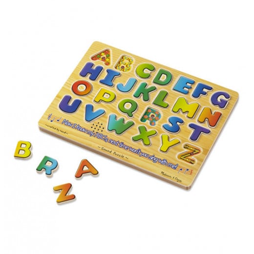 Melissa & Doug Alphabet Sound Puzzle, 26 Pieces