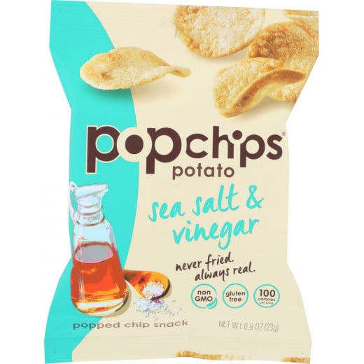 Pop Chips Gluten Free Chips Sea Salt & Vinigar Potato 23g