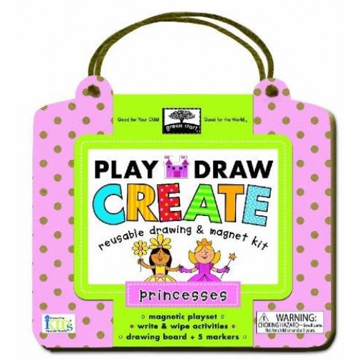 Innovative Kids Green Play Draw: Princess