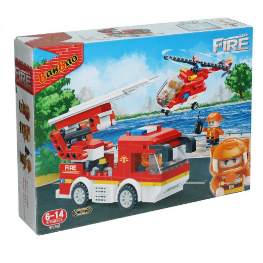 Banbao Fire Truck And Helicopter