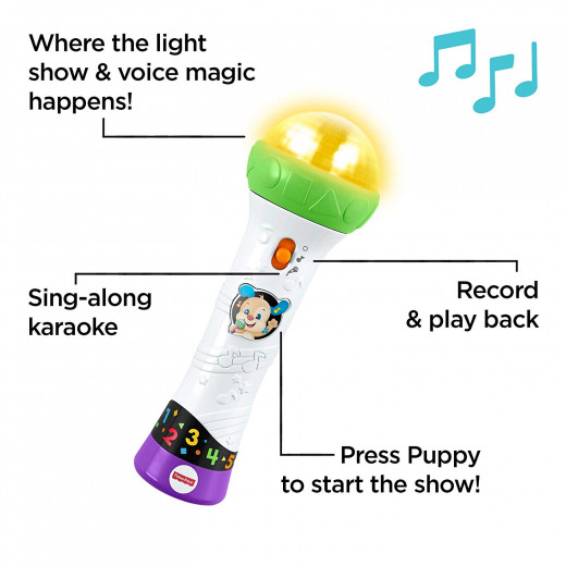 Fisher-Price Laugh and Learn Rock and Record Microphone