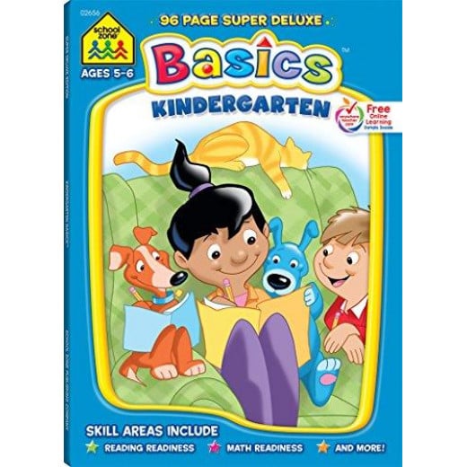 School Zone - Kindergarten Basics: Super Deluxe Edition Workbook