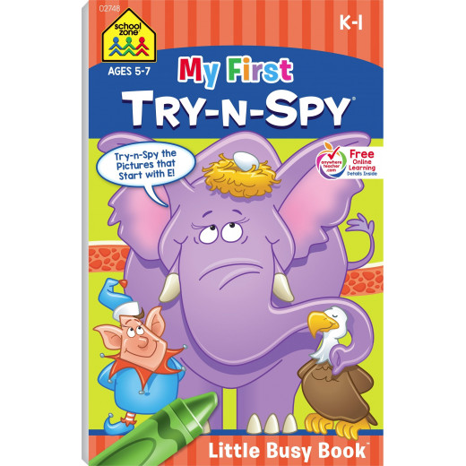 School Zone - My First Try & Spy - Little Busy Book