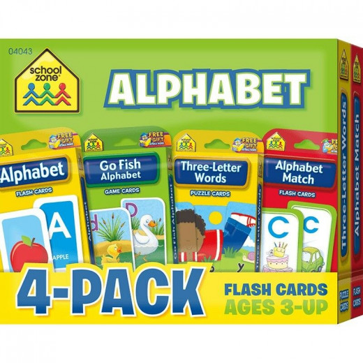 School Zone- alphabet 4-pack