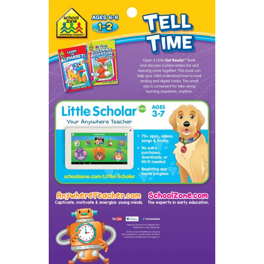 School Zone - Tell Time ages 6-8 a little get ready