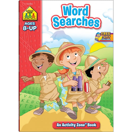 School Zone - Workbooks-Word Searches Ages 8 and Up