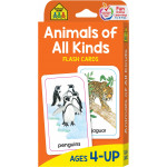 بطاقات فلاش الحيوانات من جميع الأنواع من سكول زون