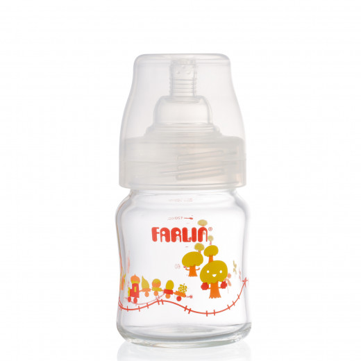 Farlin - Wide Neck Glass Feeding Bottle 120ml