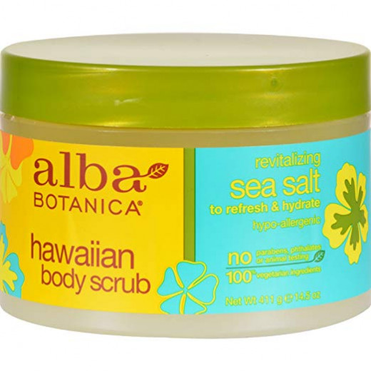 Alba Botanica Natural Hawaiian Body Scrub Sea Salt 411g