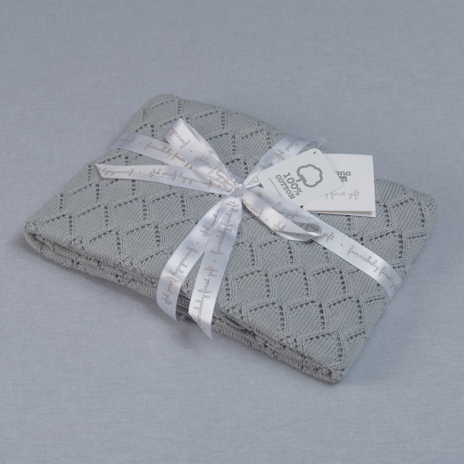 Funna Knitted Blanket Punto - Grey