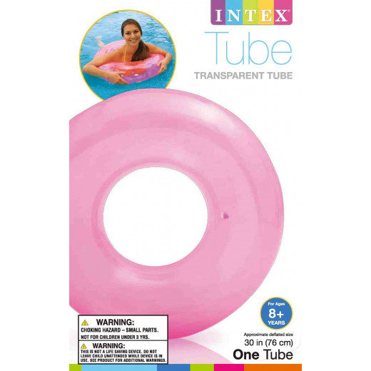 Intex Transparent Tubes, Pink Color