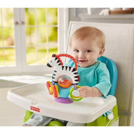 Fisher-Price Activity Zebra Toy with Suction Base