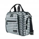 Colorland Gabrielle Tote Baby Changing Bag, Black & White Chequered