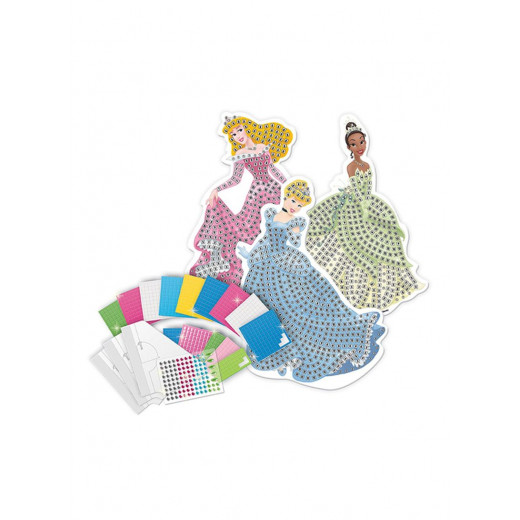 Disney Princess Sticky Mosaics Tiana, Aurora & Cinderella
