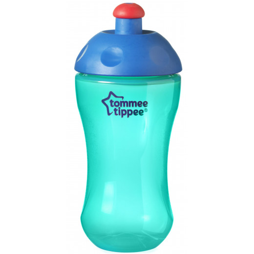 Tommee Tippee, Free Flow Sport Bottle, Blue