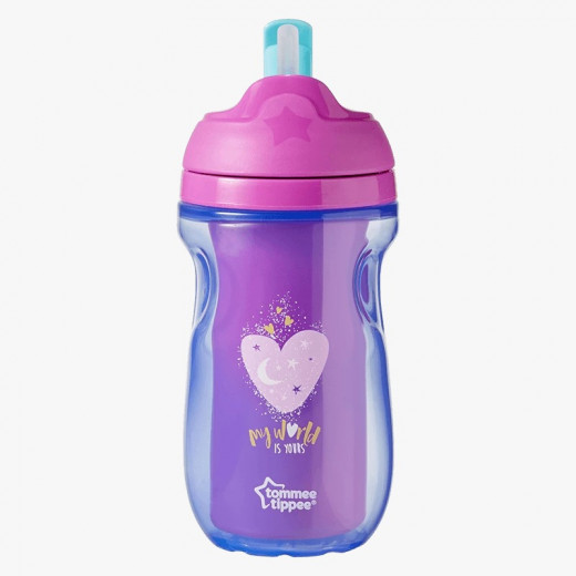 Tommee Tippee Insulated Straw Cup, Purple