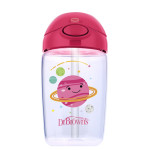 Dr Brown's Milestones Straw Cup with Lid, 350 ml, Pink