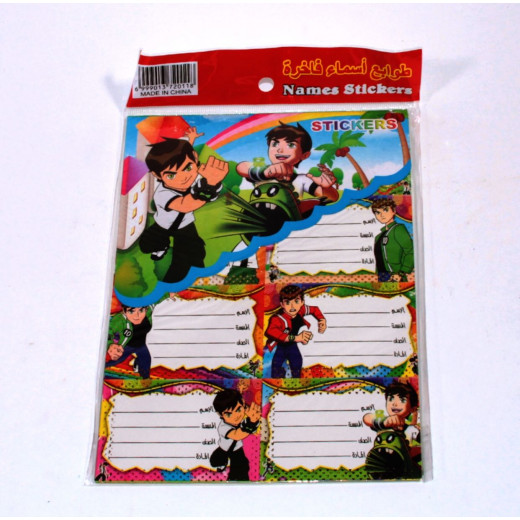 Ben 10 Stickers, Small Size, 80 pieces