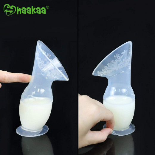 Haakaa Manual Breast Pump with Stopper 4oz/100ml