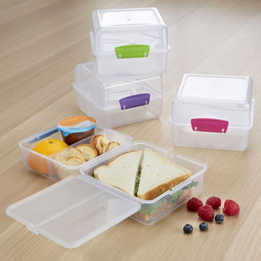 Sistema Lunch Cube To Go,1.4 Litre - Purple