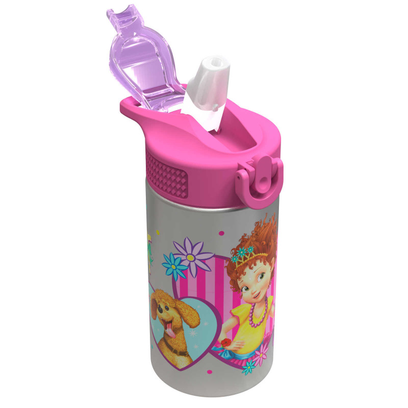 15.5-Oz Zak Designs Kids' Stainless Steel Water Bottle w/ Built-In
