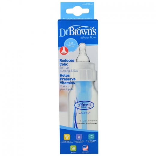 Dr. Brown's, Natural Flow Bottle, Level 1, 0 + Months, 4 oz (120 ml)