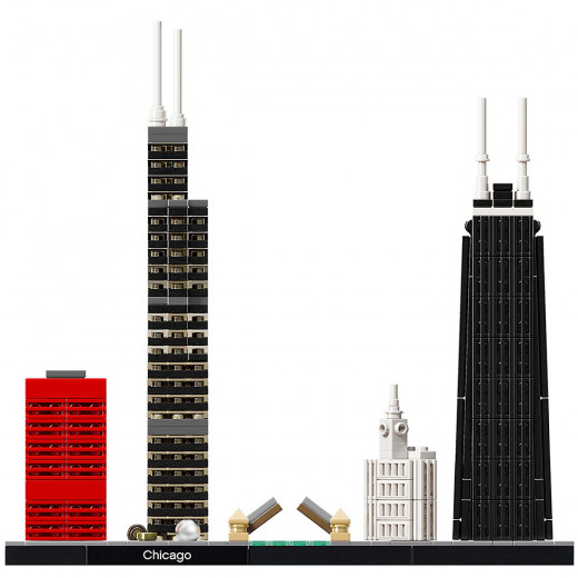 LEGO Architecture Chicago Skyline Building Set, 444 pieces