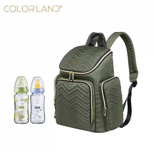 Colorland The Onyx Diaper Bag , Olive Oil